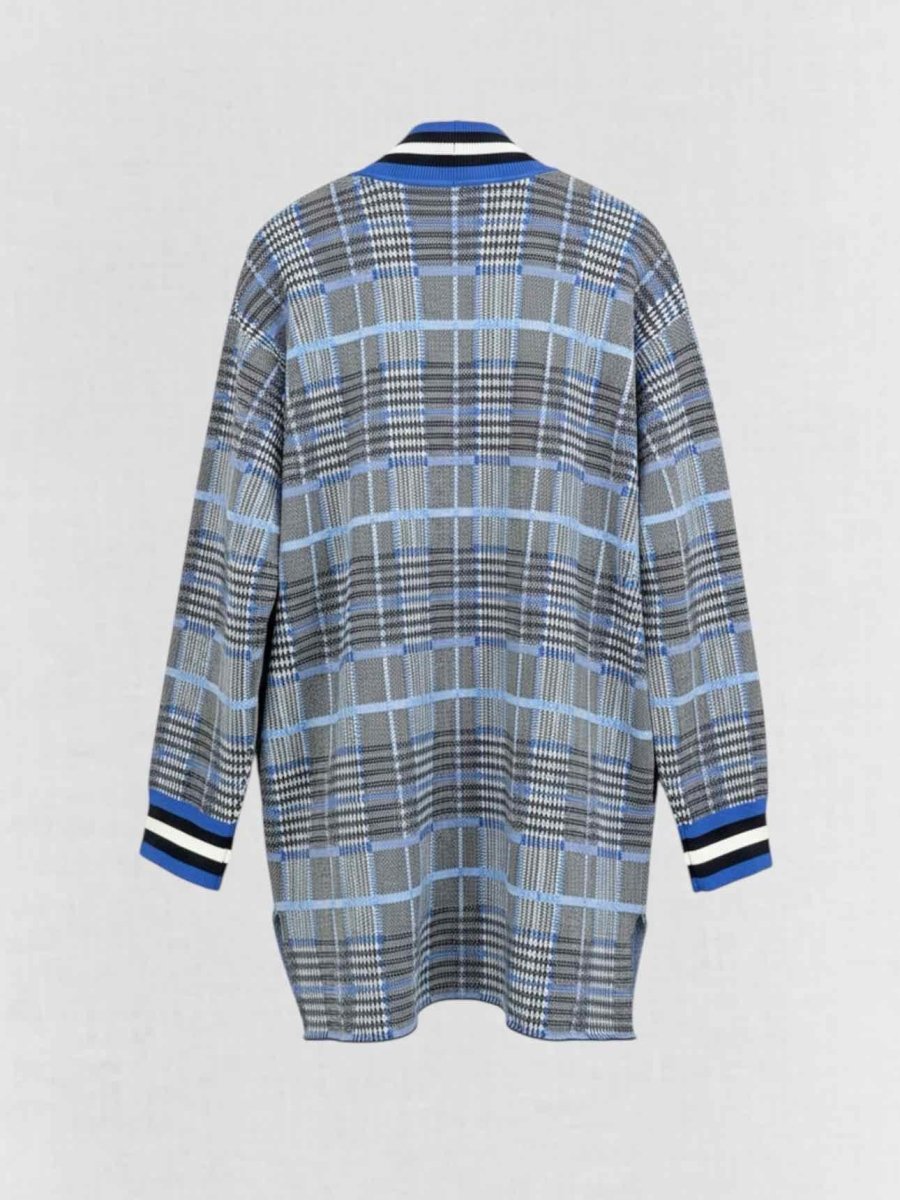 Pre - loved CLAUDIE PIERLOT Blue Multicolor Size Medium Cardigan at Reems Closet