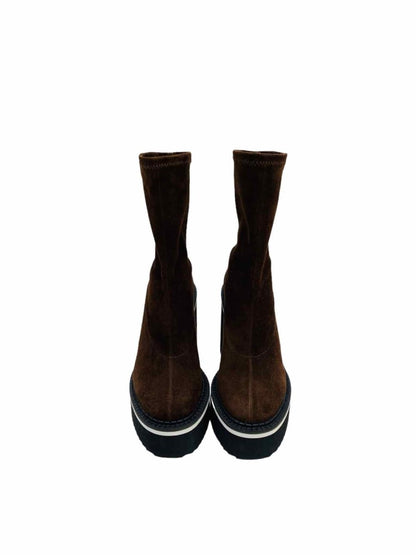 Pre - loved CLERGERIE Bliss Brown Ankle Boots 37.5 at Reems Closet