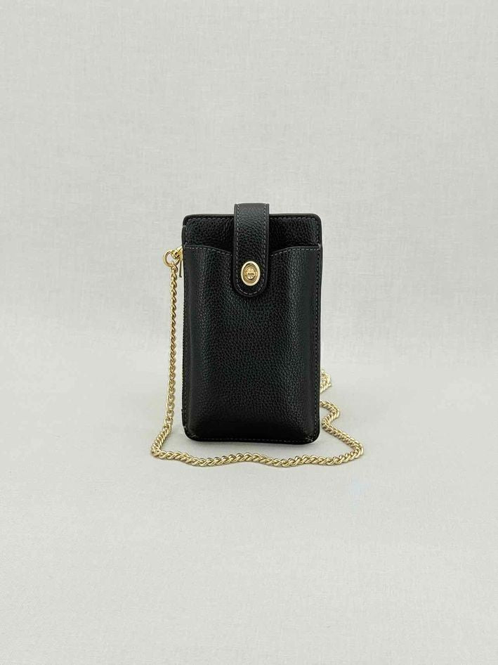 Pre - loved COACH Black Phone case at Reems Closet