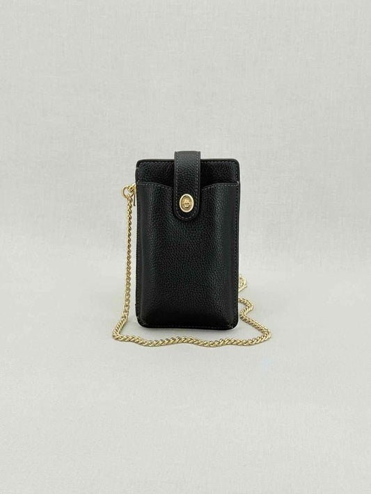 Pre - loved COACH Black Phone case at Reems Closet