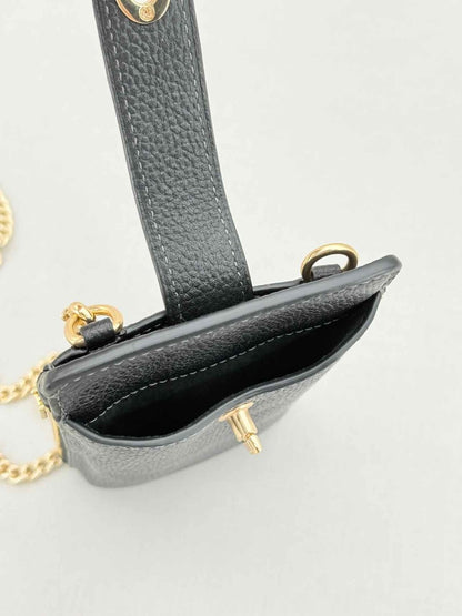 Pre - loved COACH Black Phone case at Reems Closet