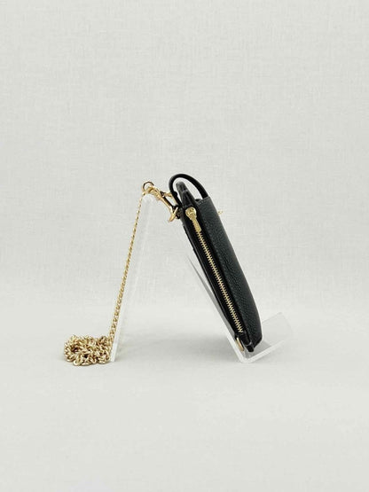 Pre - loved COACH Black Phone case at Reems Closet