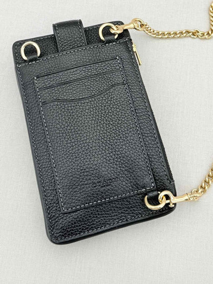 Pre - loved COACH Black Phone case at Reems Closet