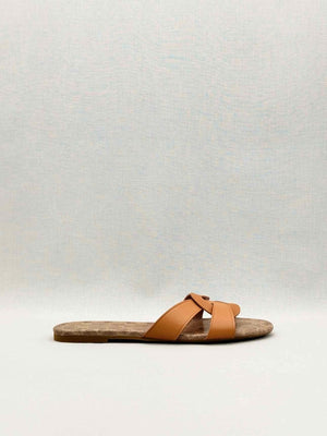 Pre-loved COACH Brown Size EU 39.5 Slide Mules at Reems Closet