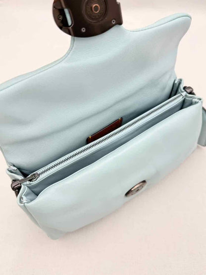 Pre-loved COACH Pillow Tabby Pastel Blue Shoulder Bag at Reems Closet
