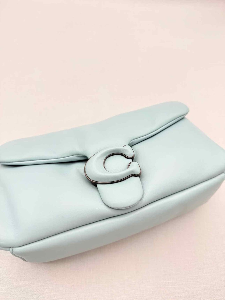 Pre-loved COACH Pillow Tabby Pastel Blue Shoulder Bag at Reems Closet