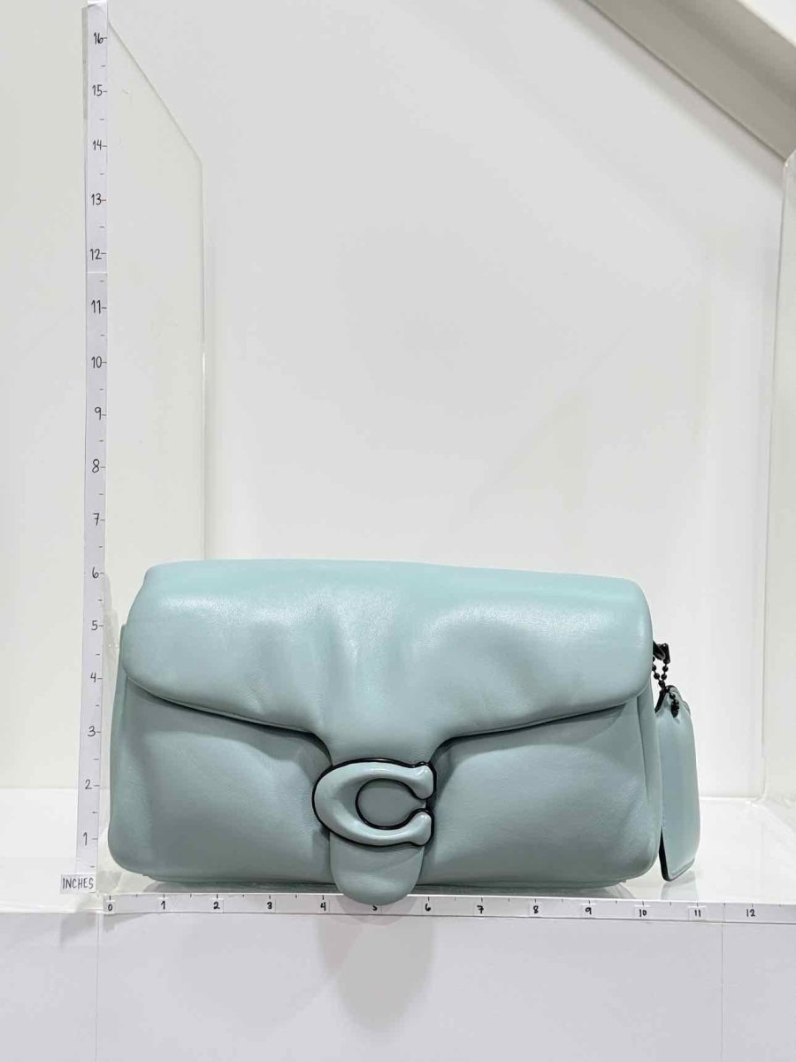 Pre-loved COACH Pillow Tabby Pastel Blue Shoulder Bag at Reems Closet