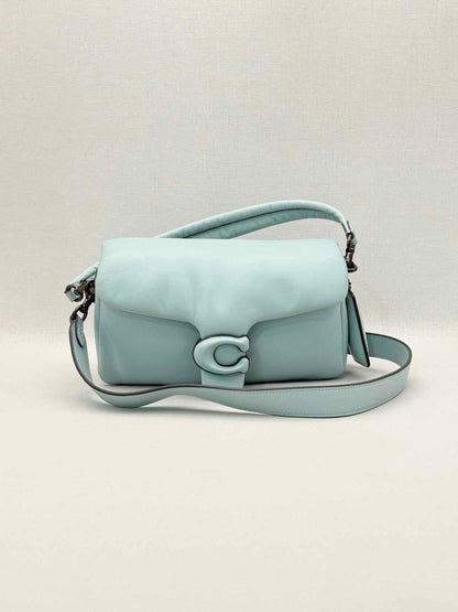 Pre-loved COACH Pillow Tabby Pastel Blue Shoulder Bag at Reems Closet