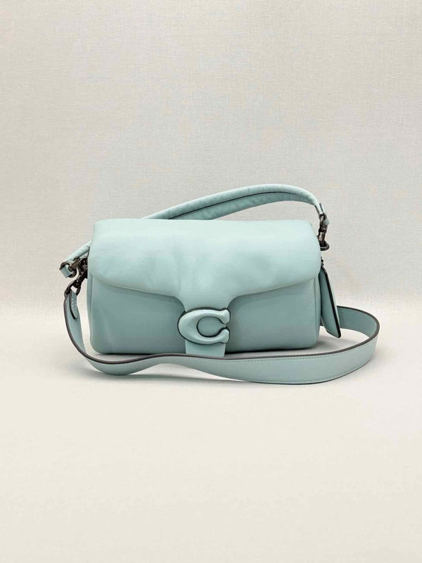 Pre-loved COACH Pillow Tabby Pastel Blue Shoulder Bag at Reems Closet