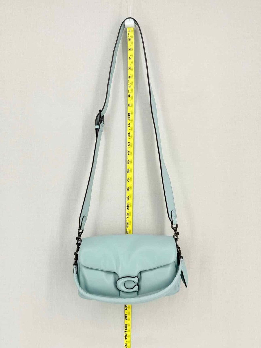 Pre-loved COACH Pillow Tabby Pastel Blue Shoulder Bag at Reems Closet