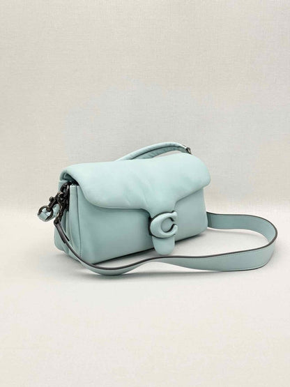 Pre-loved COACH Pillow Tabby Pastel Blue Shoulder Bag at Reems Closet