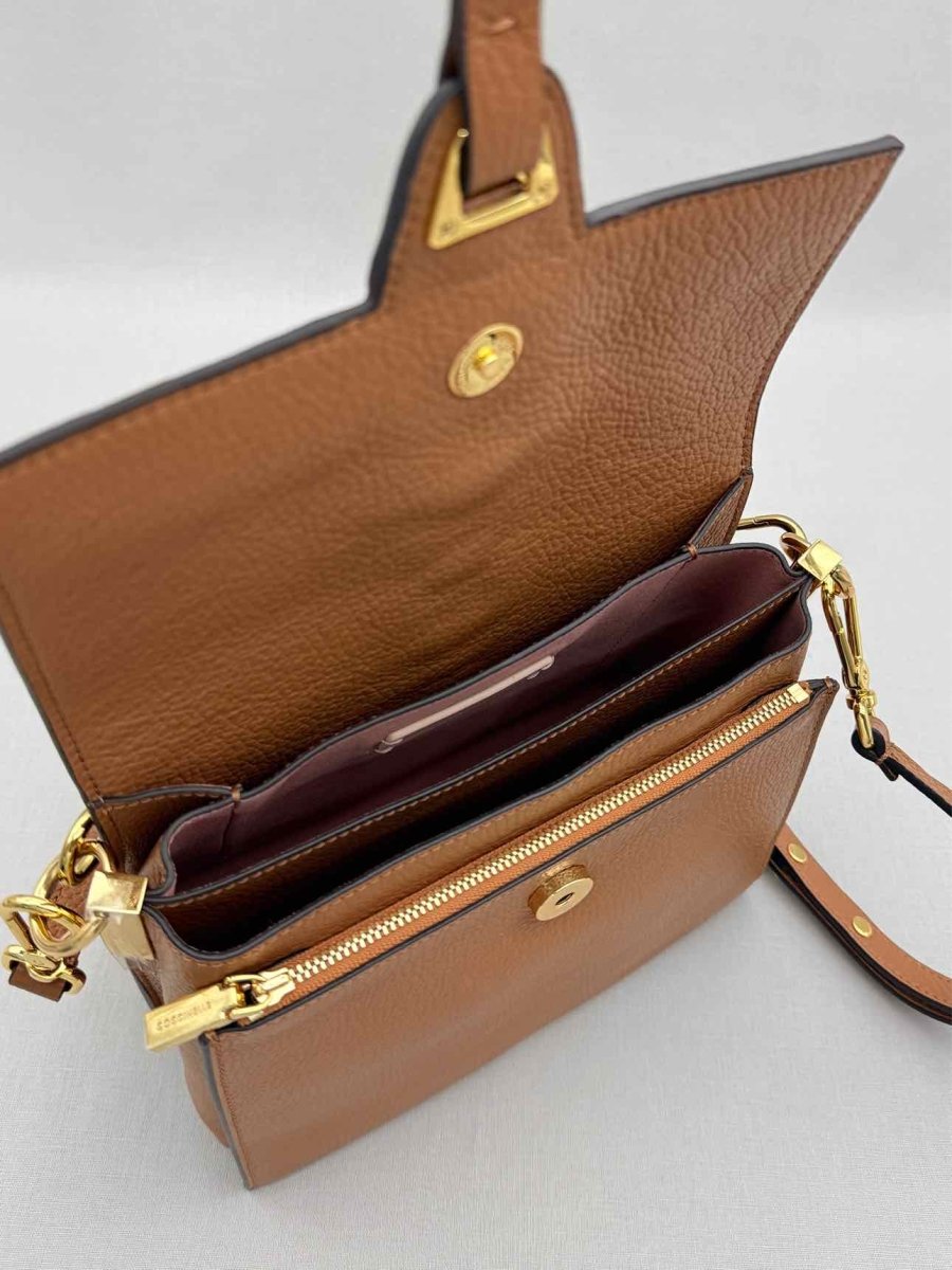Pre-loved COCCINELLE Louise Tan Shoulder Bag at Reems Closet