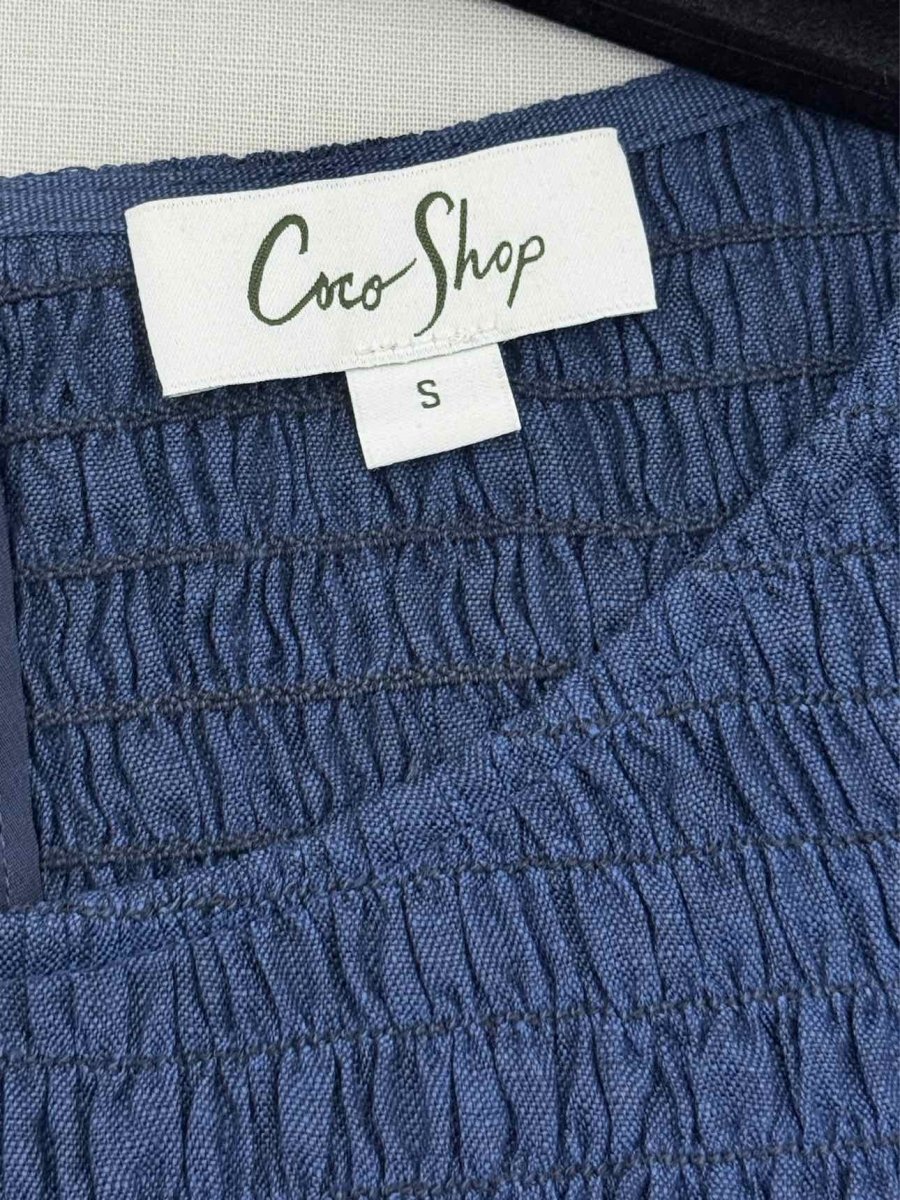 Pre-loved COCO SHOP Midnight Blue Size Small Midi Dress at Reems Closet