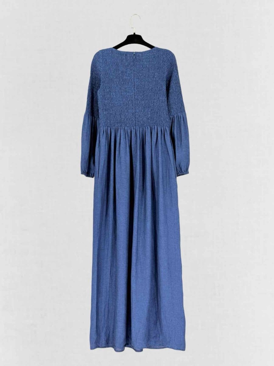 Pre-loved COCO SHOP Midnight Blue Size Small Midi Dress at Reems Closet