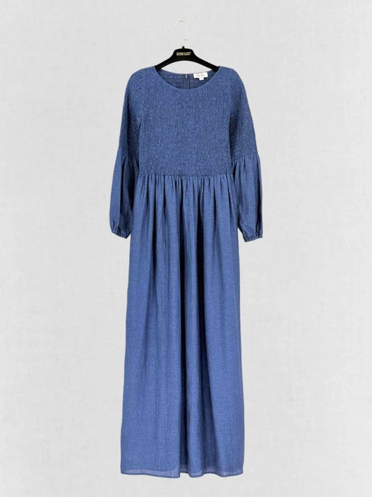 Pre-loved COCO SHOP Midnight Blue Size Small Midi Dress at Reems Closet