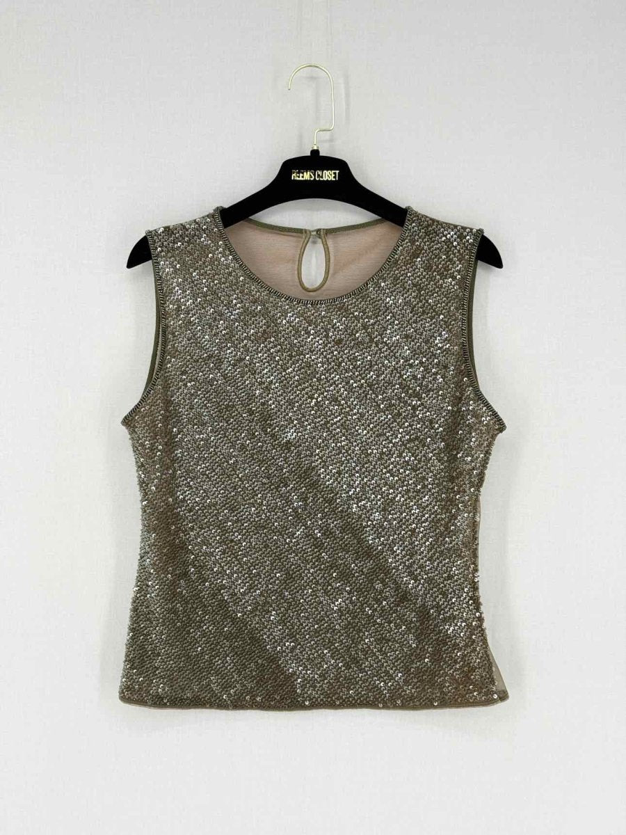 Pre - loved COMMA Khaki Size Small Top at Reems Closet