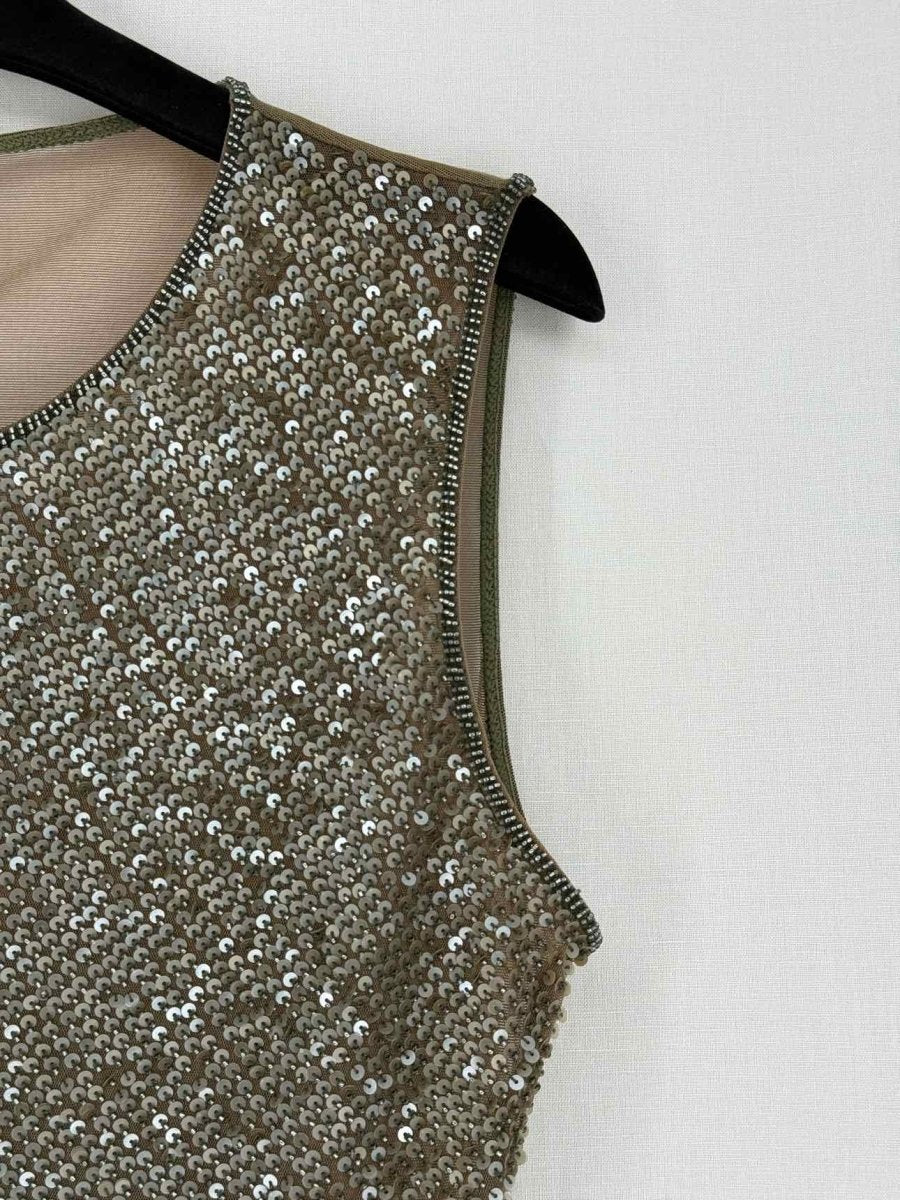 Pre - loved COMMA Khaki Size Small Top at Reems Closet