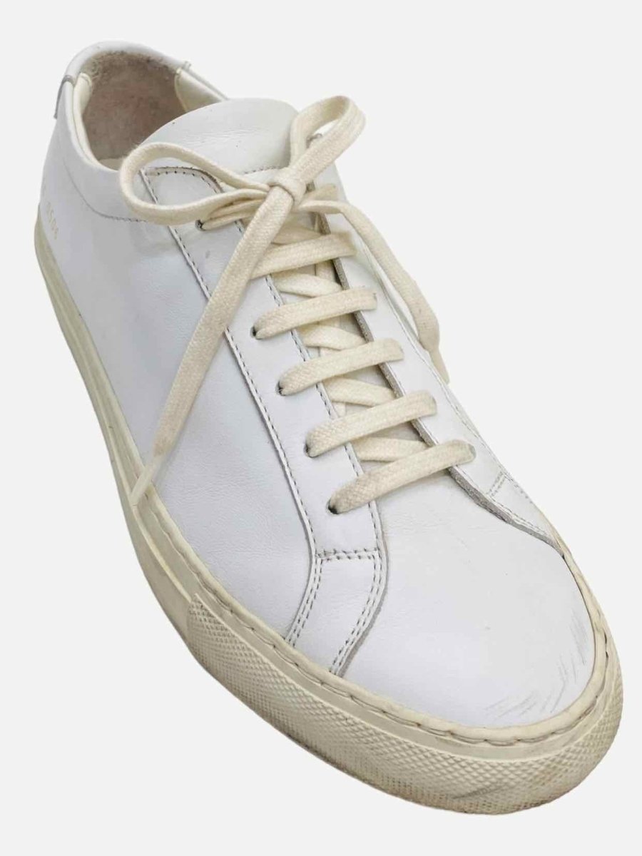 Pre - loved COMMON PROJECTS Low Top White Sneakers at Reems Closet