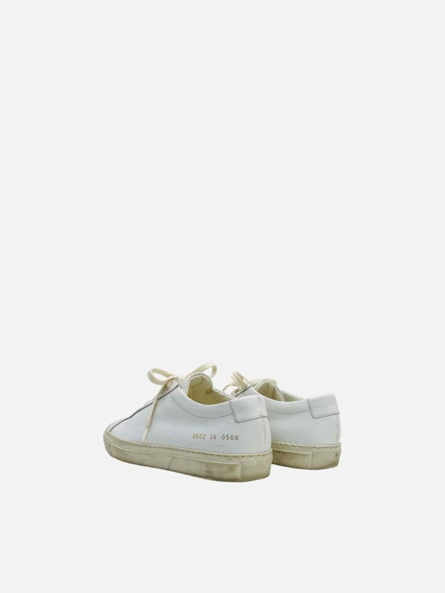 Pre - loved COMMON PROJECTS Low Top White Sneakers at Reems Closet