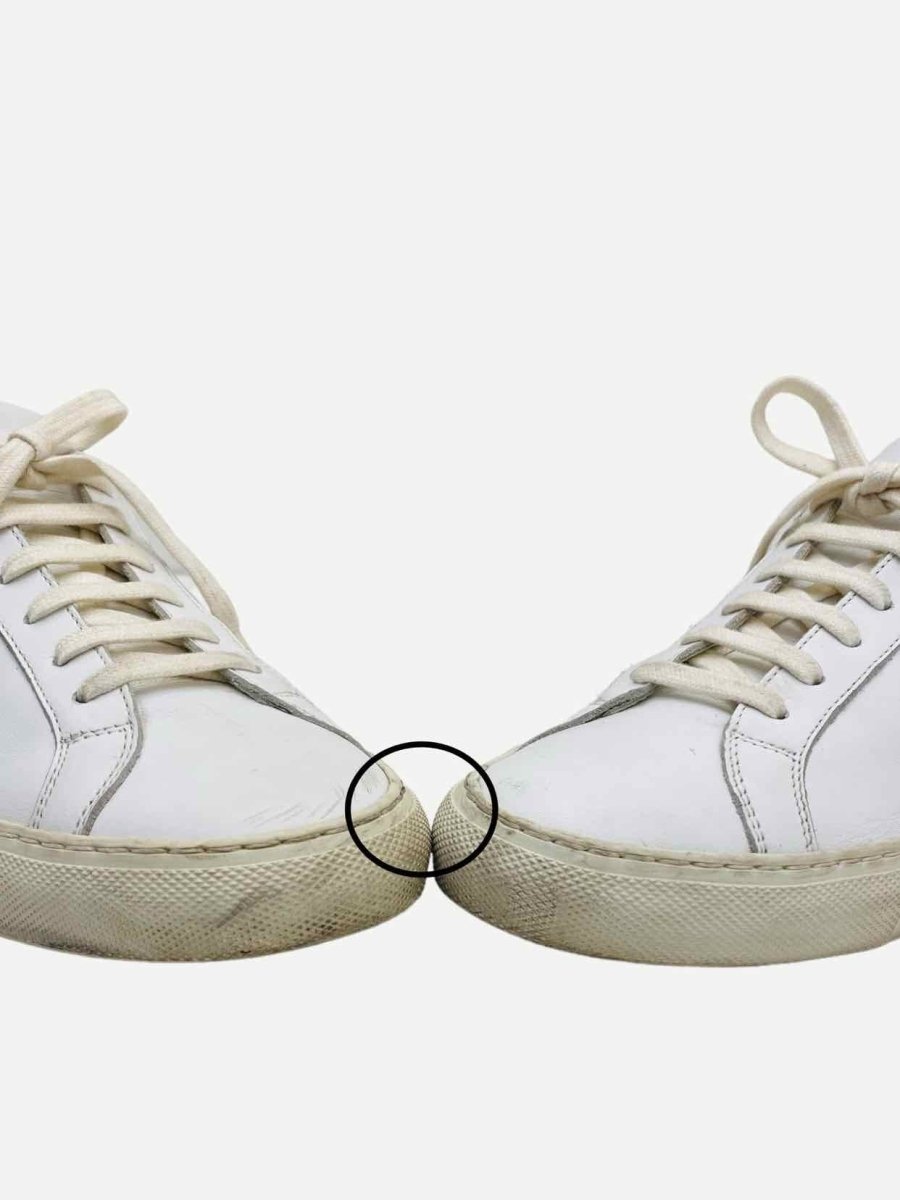 Pre - loved COMMON PROJECTS Low Top White Sneakers at Reems Closet