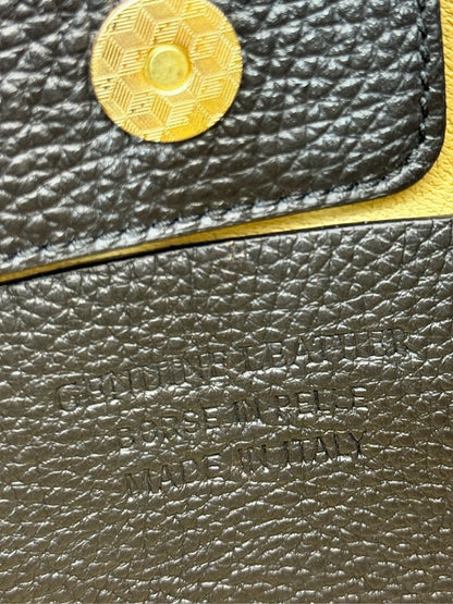 Pre - loved CONTIGO V - Bag Raffia Beige & Black Crossbody at Reems Closet