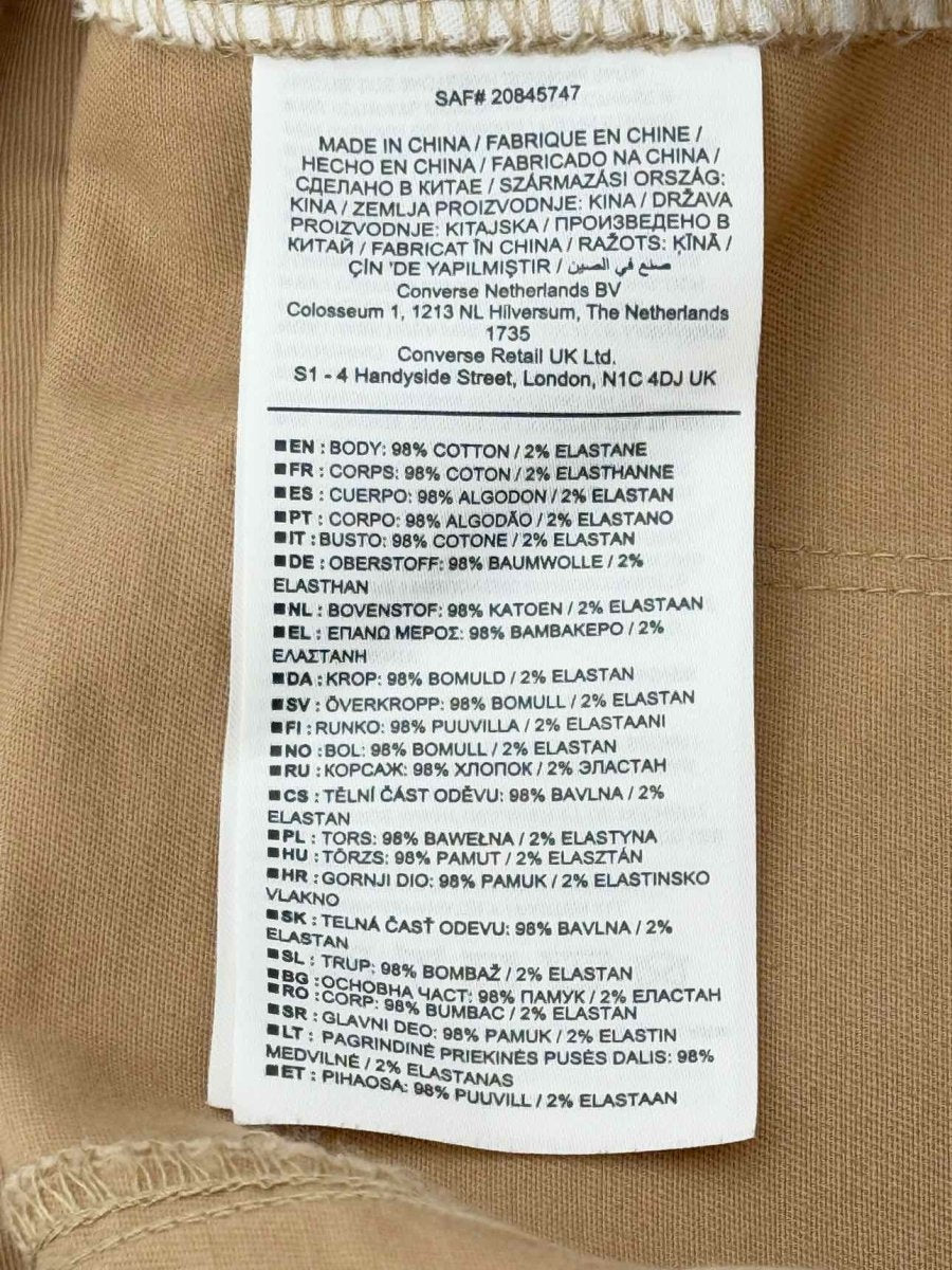 Pre - loved CONVERSE Beige Size 30 Pants at Reems Closet