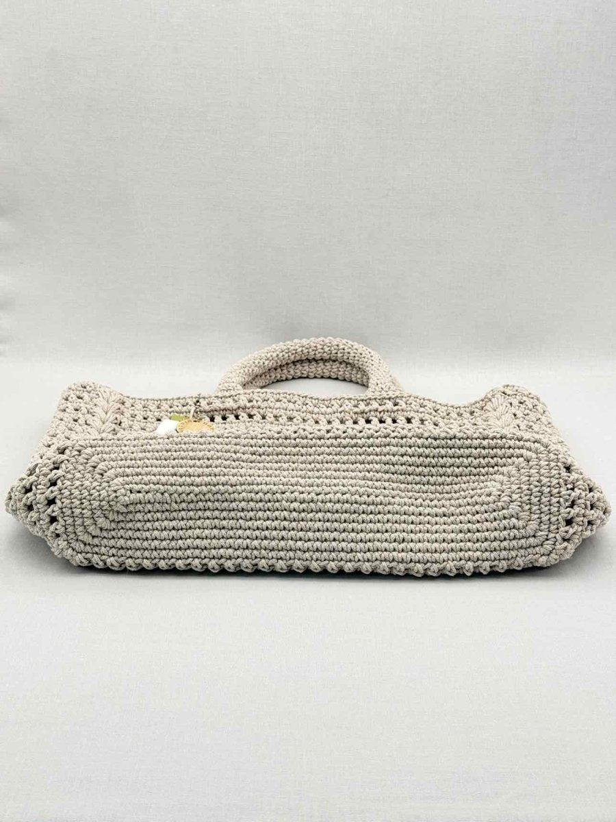 Pre-loved COOPERATIVE STUDIO Daily Beige Crochet Tote Bag at Reems Closet