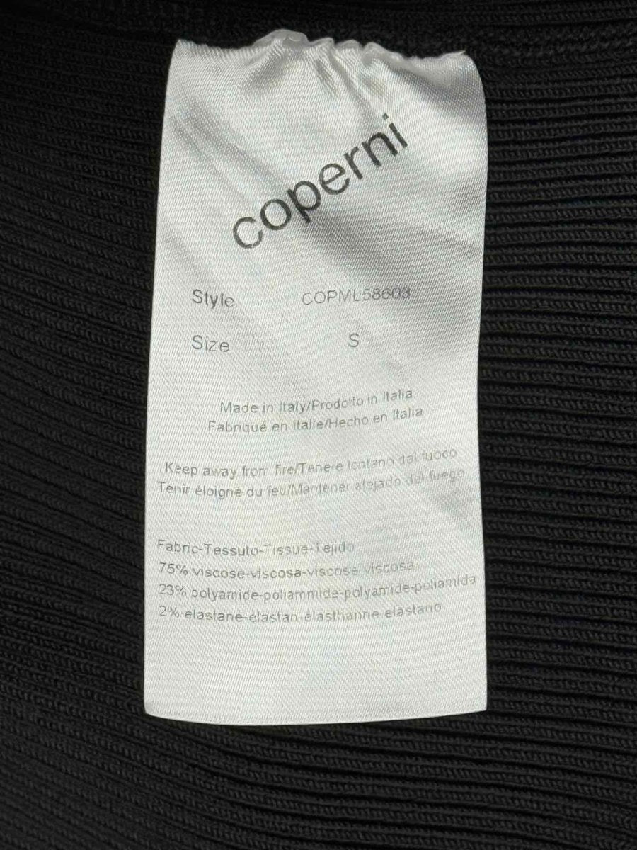 Pre-loved COPERNI Asymmetric Flower Black Size Small Short Dress at Reems Closet