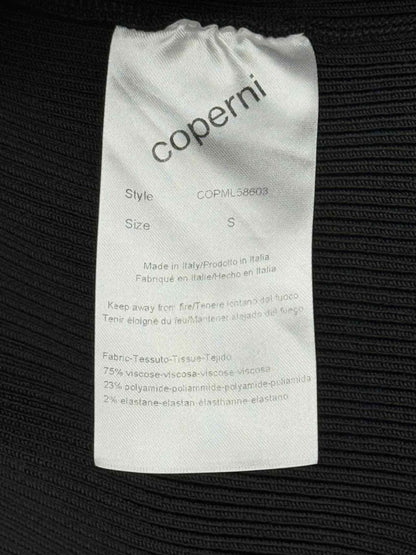 Pre-loved COPERNI Asymmetric Flower Black Size Small Short Dress at Reems Closet