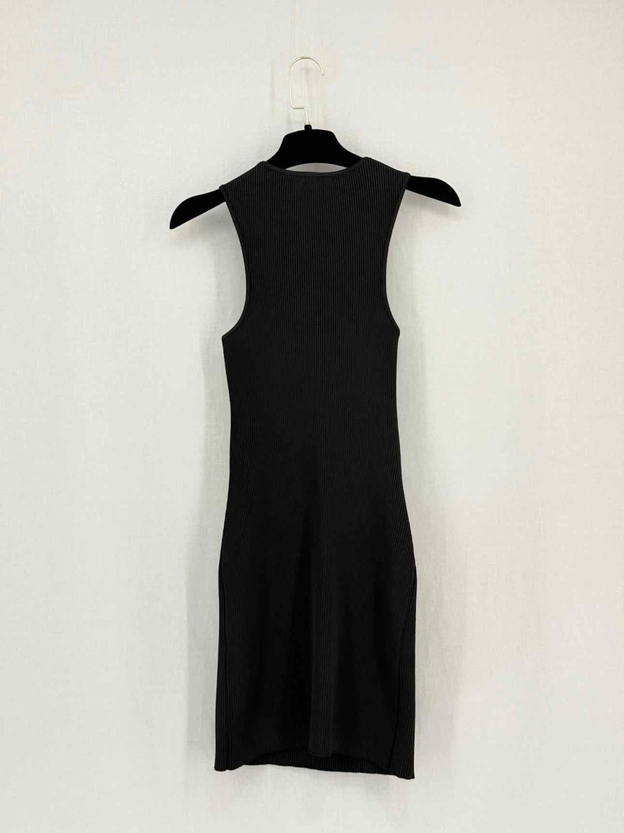 Pre-loved COPERNI Asymmetric Flower Black Size Small Short Dress at Reems Closet