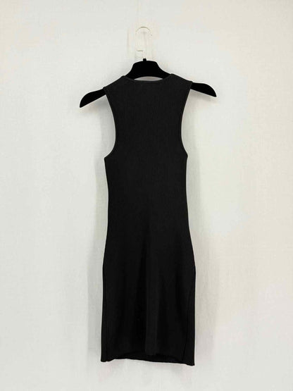 Pre-loved COPERNI Asymmetric Flower Black Size Small Short Dress at Reems Closet