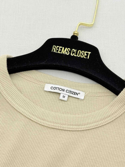 Pre - loved COTTON CITIZEN Beige Size Medium Top at Reems Closet