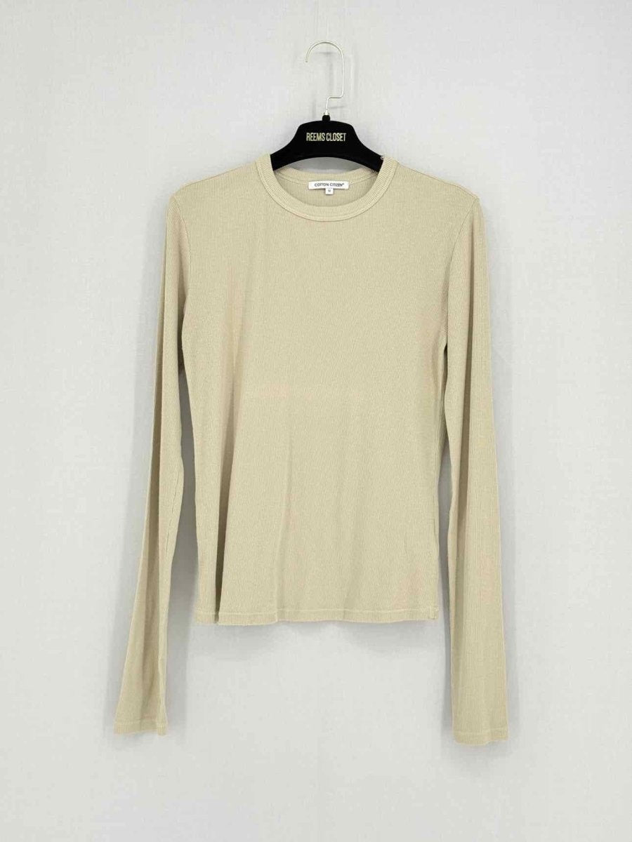 Pre - loved COTTON CITIZEN Beige Size Medium Top at Reems Closet
