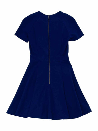 Pre - loved CUE Fit &amp; Flare Navy Blue Size Small Short Dress at Reems Closet