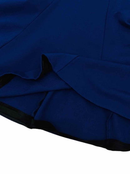 Pre - loved CUE Fit &amp; Flare Navy Blue Size Small Short Dress at Reems Closet