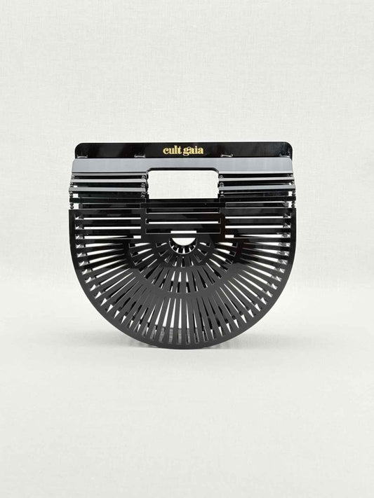 Pre - loved CULT GAIA Ark Black Clutch at Reems Closet