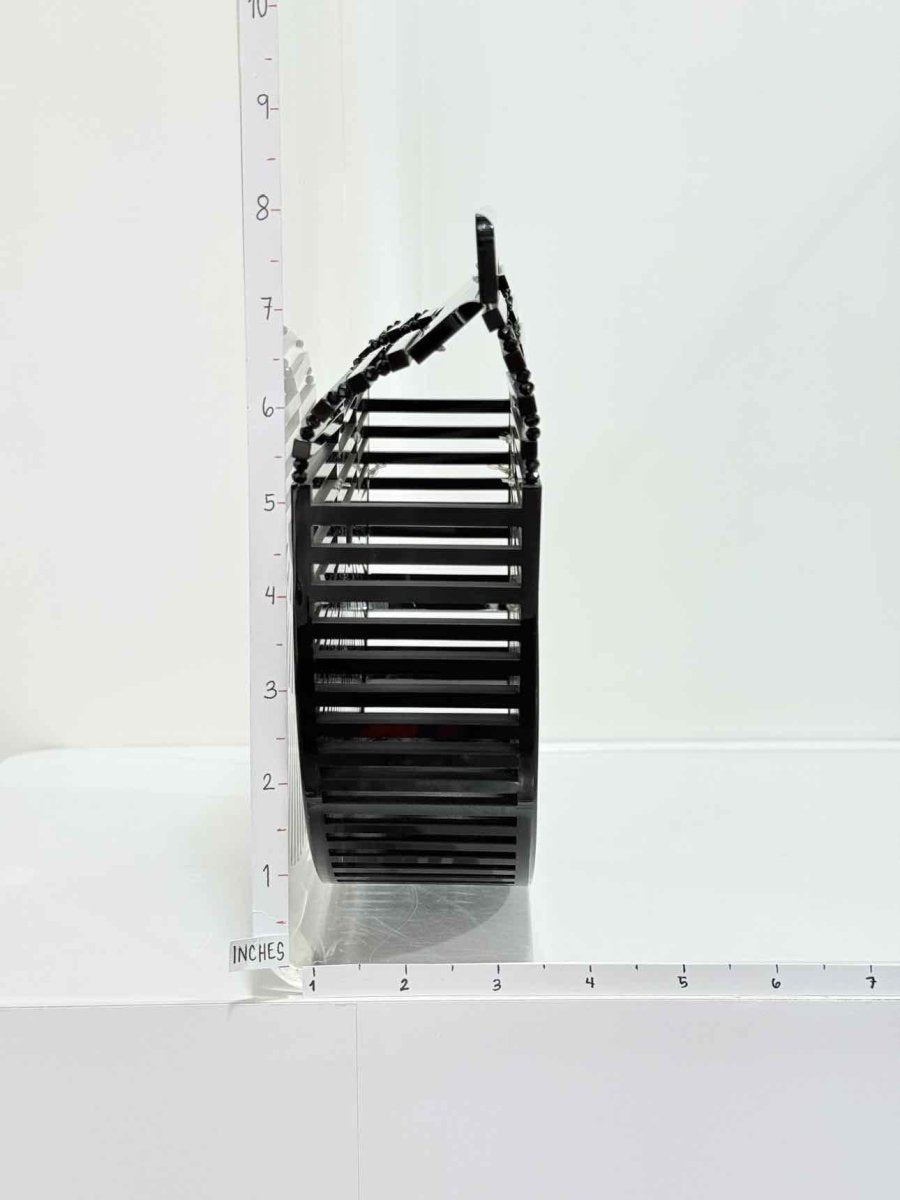 Pre - loved CULT GAIA Ark Black Clutch at Reems Closet