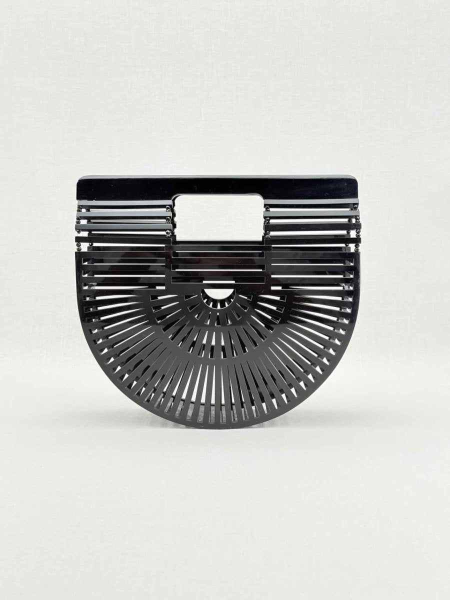 Pre - loved CULT GAIA Ark Black Clutch at Reems Closet