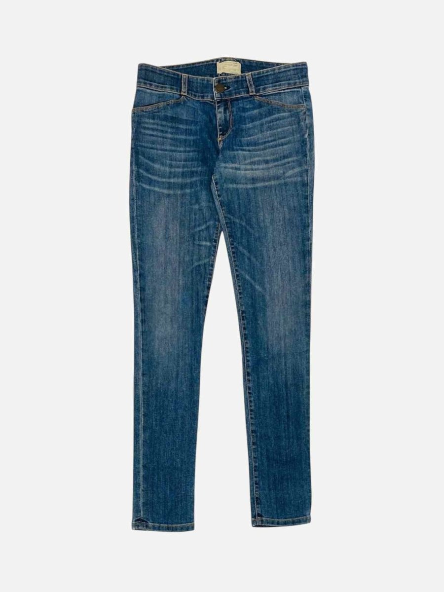 Pre - loved CURRENT ELLIOTT Faded Denim Skinny Jeans 27 at Reems Closet