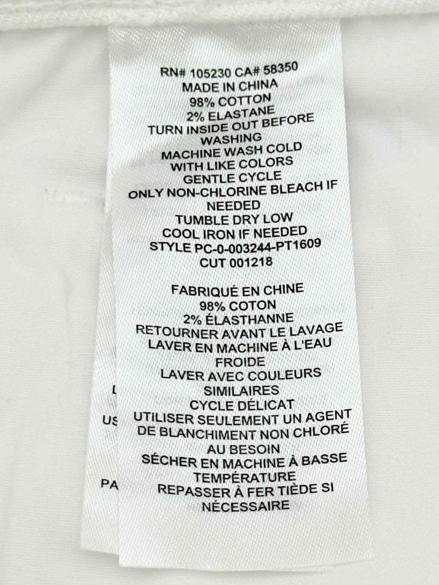 Pre - loved CURRENT ELLIOTT Off - white Distressed Size 31 Jeans at Reems Closet