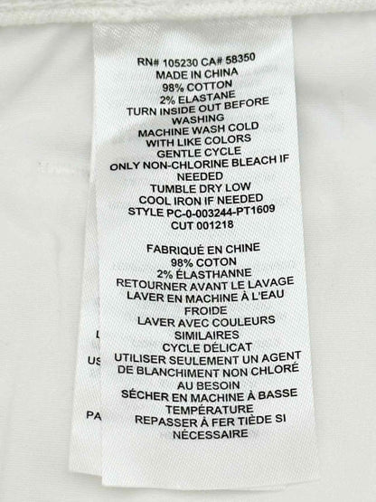 Pre - loved CURRENT ELLIOTT Off - white Distressed Size 31 Jeans at Reems Closet