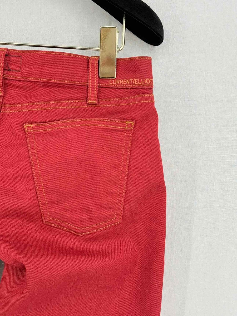 Pre - loved CURRENT ELLIOTT Red Size 25 Jeans at Reems Closet