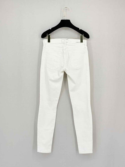 Pre - loved CURRENT ELLIOTT Sugar Destroy White Size 24 Jeans at Reems Closet