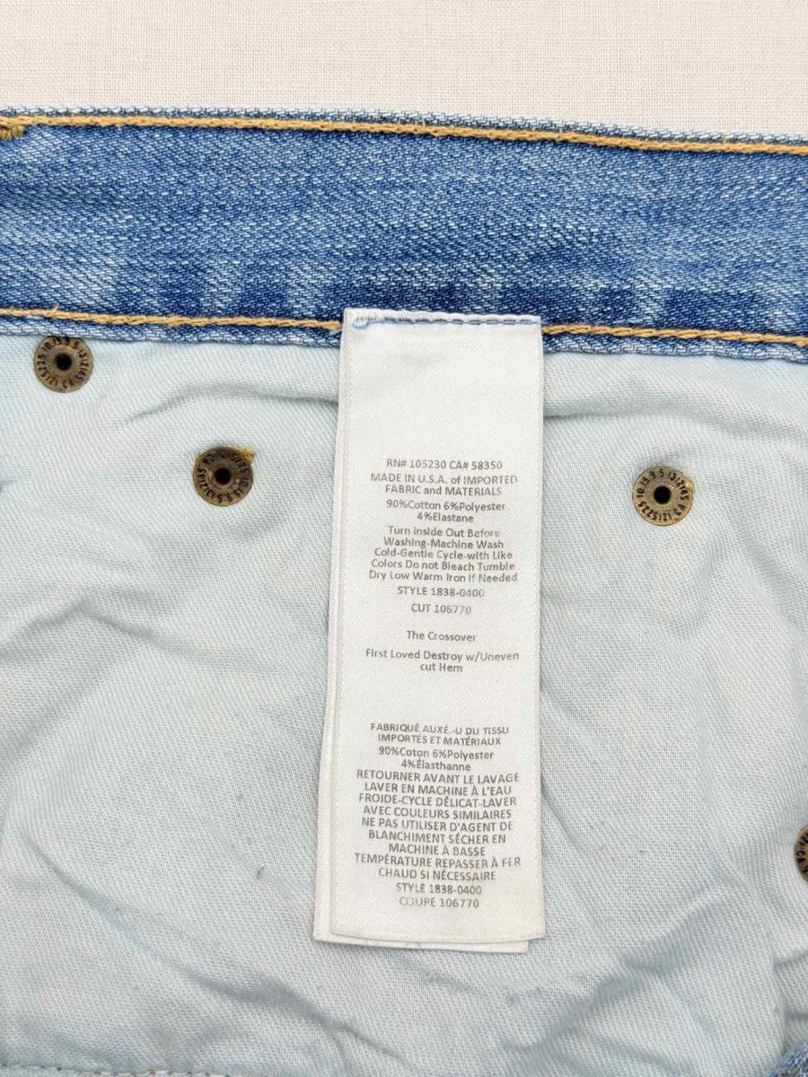 Pre - loved CURRENT ELLIOTT Unisex The Crossover Blue Washed Jeans at Reems Closet