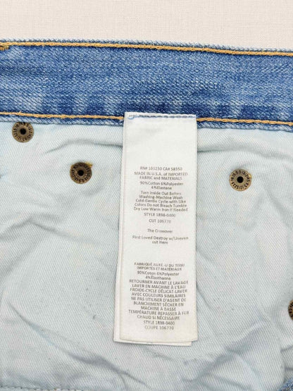 Pre - loved CURRENT ELLIOTT Unisex The Crossover Blue Washed Jeans at Reems Closet