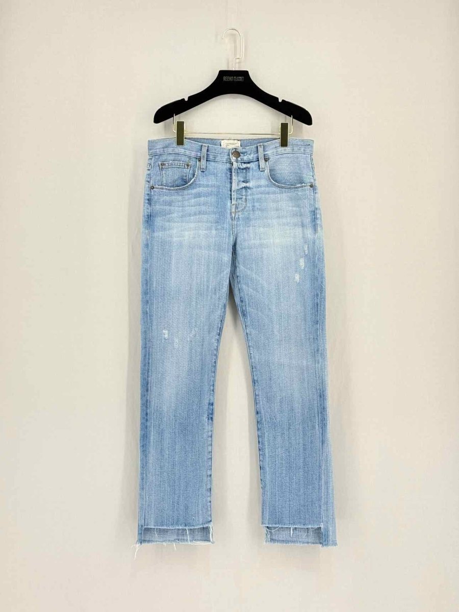 Pre - loved CURRENT ELLIOTT Unisex The Crossover Blue Washed Jeans at Reems Closet