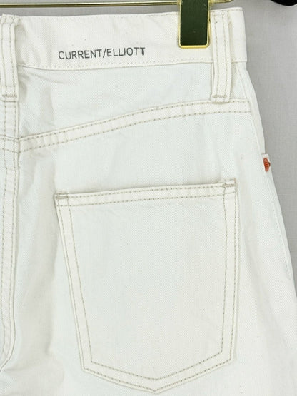 Pre - loved CURRENT ELLIOTT White Size 25 Jeans at Reems Closet