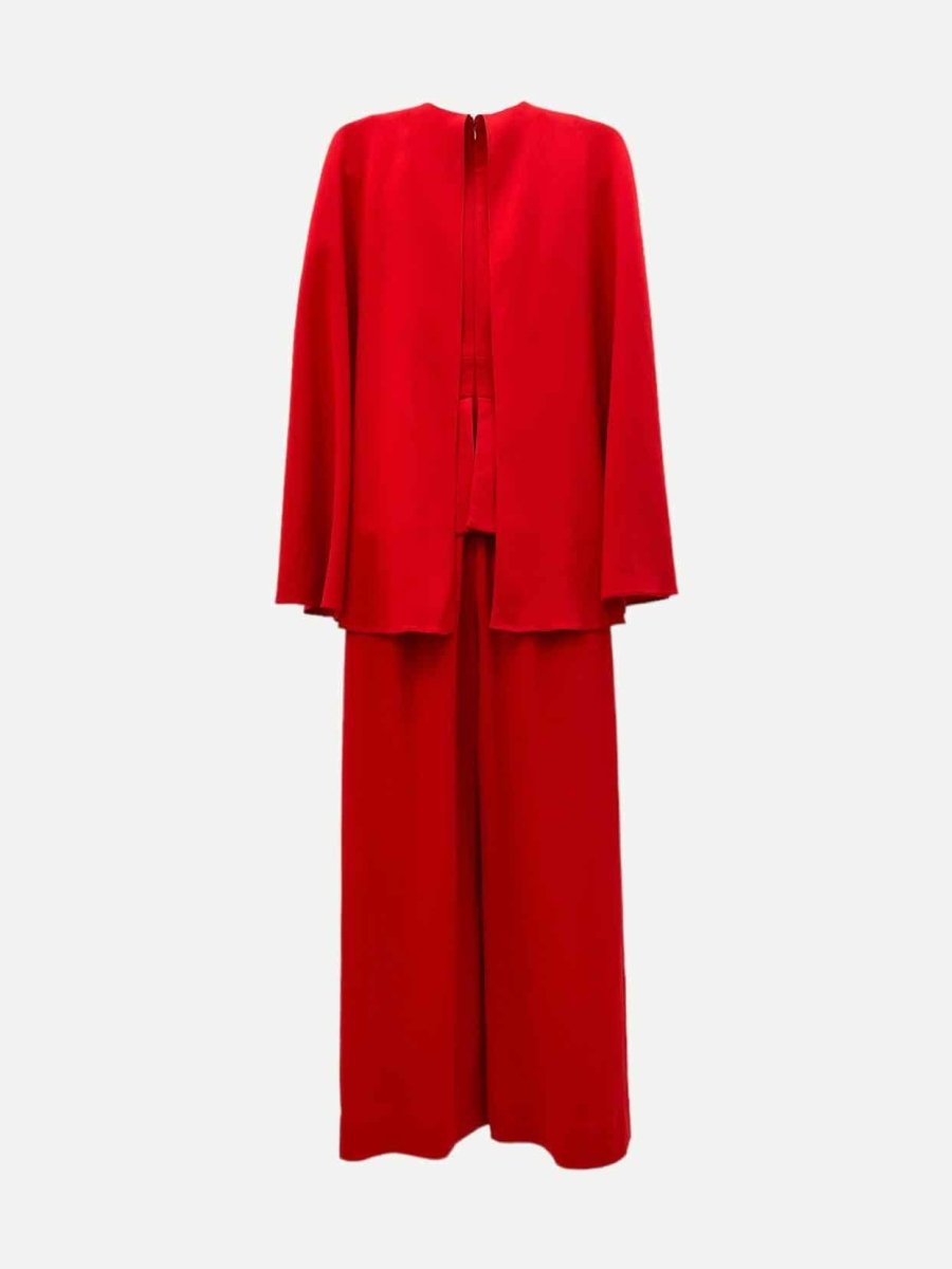 Pre - loved CUSHNIE ET OCHS Red Jumpsuit at Reems Closet