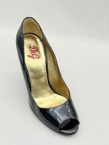 Pre - loved D & G Black Size EU 40 Wedges at Reems Closet