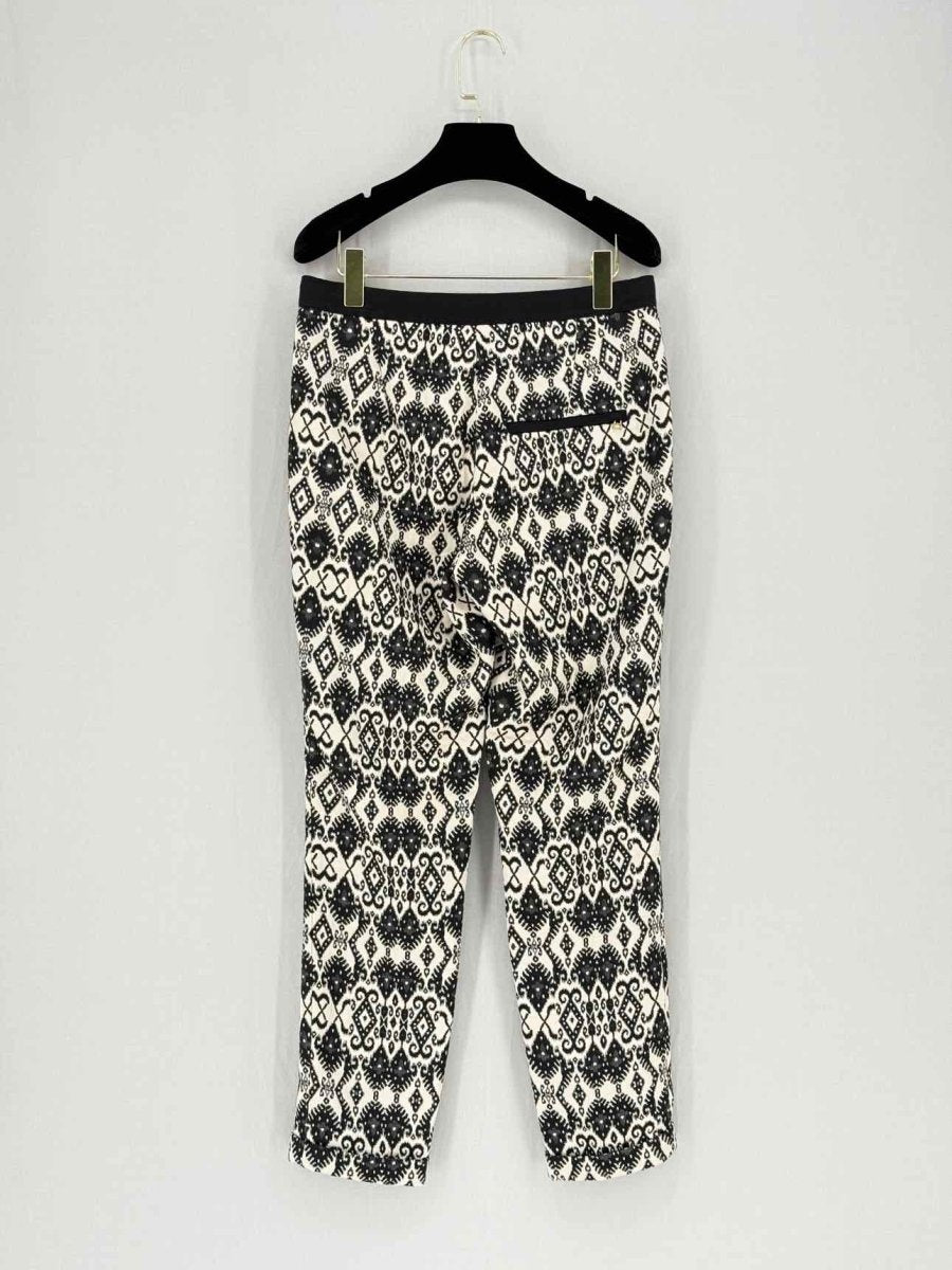 Pre - loved DAY Cropped Black & White Jacquard Pants US4 at Reems Closet